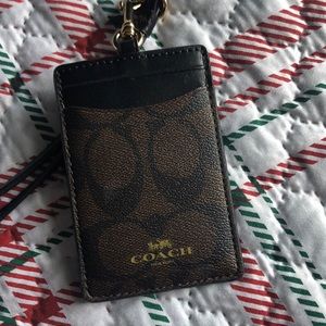 Coach lanyard/ID holder